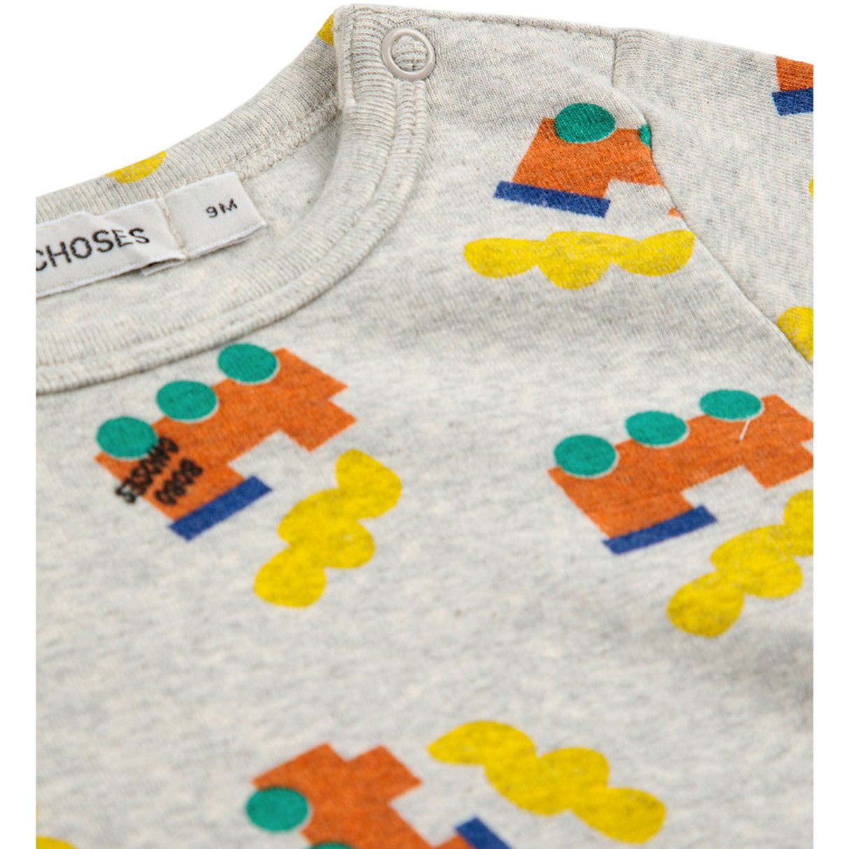 Bobo Choses Light Heather Grey Bobo Choo Choo All Över Body