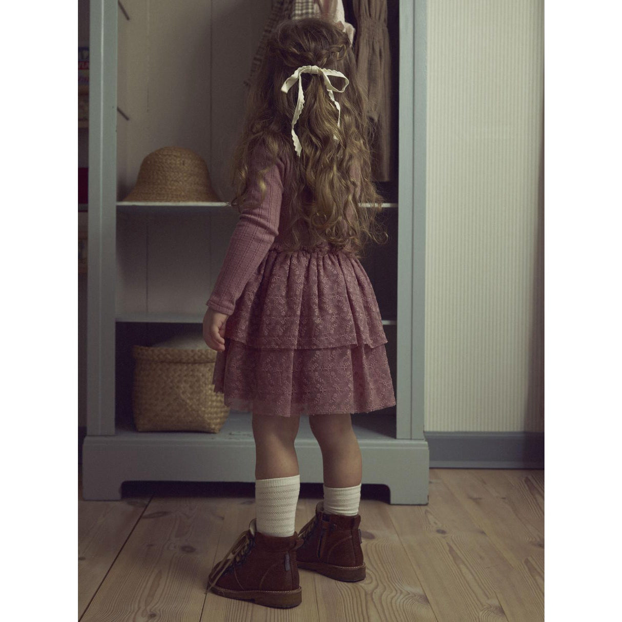 Lil'Atelier Nostalgia Rose Nmfrobelle Ls Klänning Lil