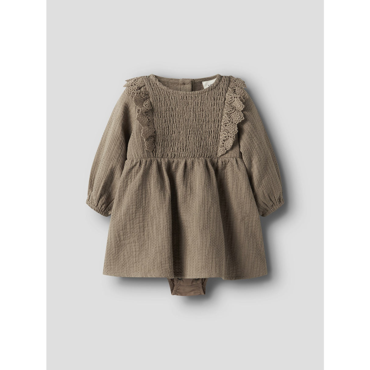 Lil'Atelier Sepia Tint Nbfrosita Liu Ls Body Klänning Lil