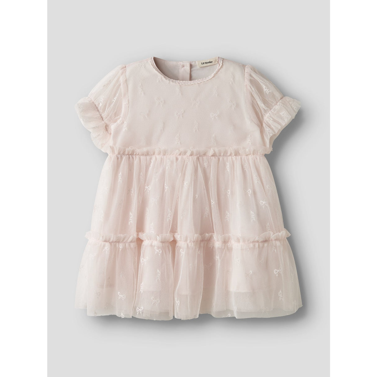 Lil'Atelier Almost Mauve Nmfrosetta Ss Loose Klänning Lil