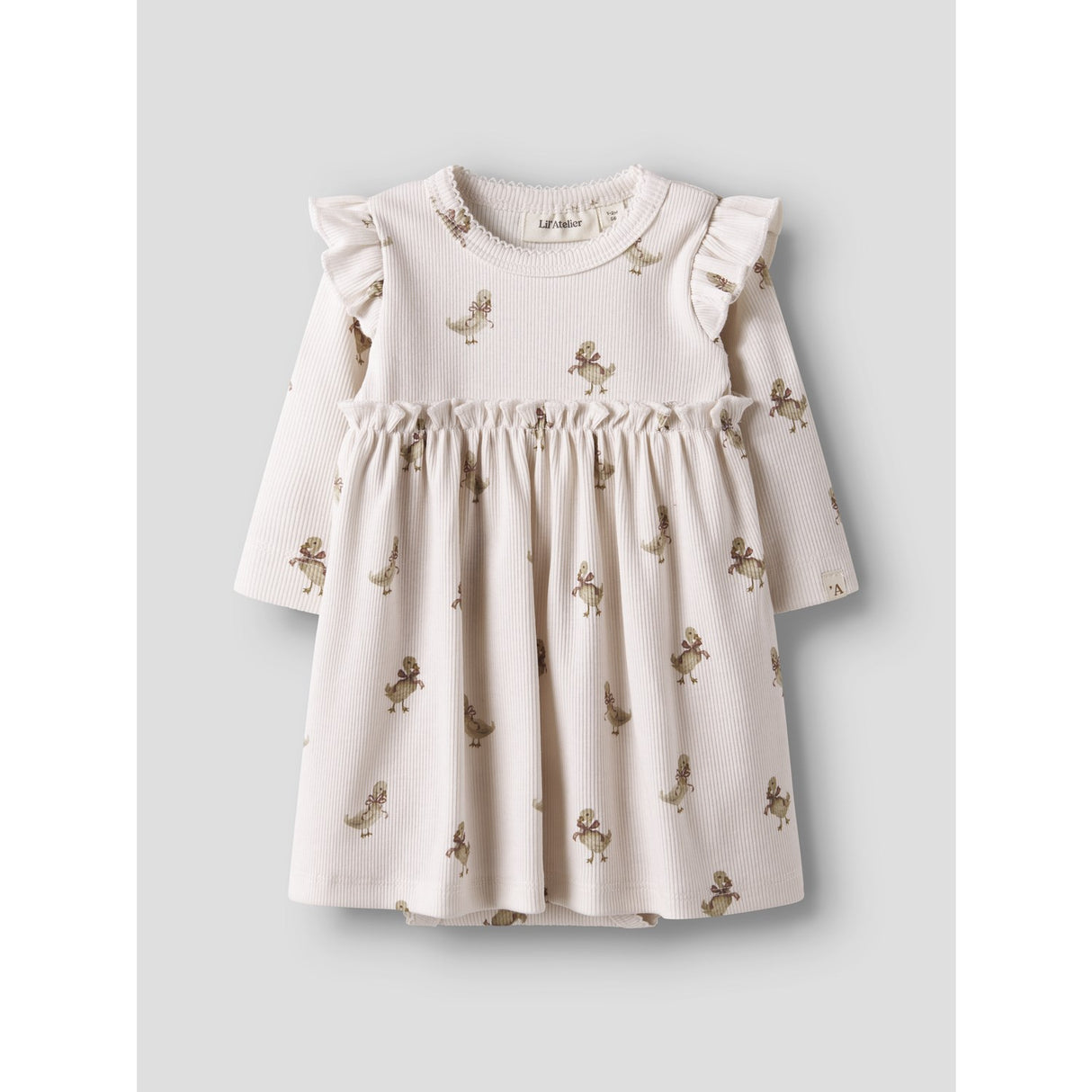 Lil'Atelier Almost Mauve Goose Nbflavo Ekn Ls Body Klänning Lil