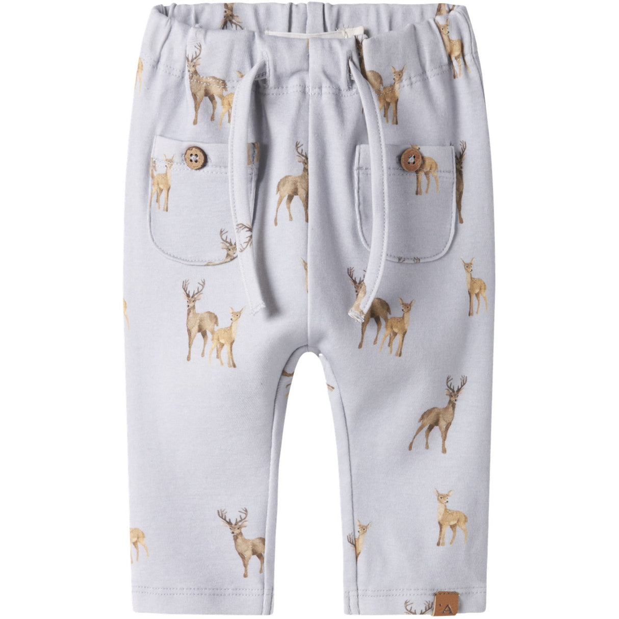 Lil'Atelier Gray Dawn Deer Nbmlayo Gel Loose Byxor Lil