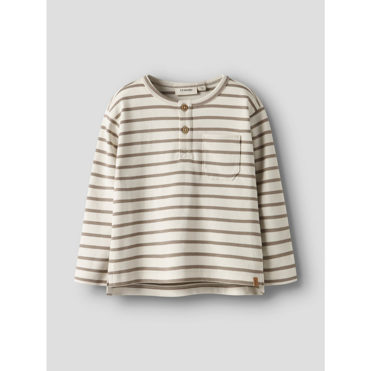 Lil'Atelier Turtledove Sepia Tint Nmmlimia Nob Ls Loose Topp Lil