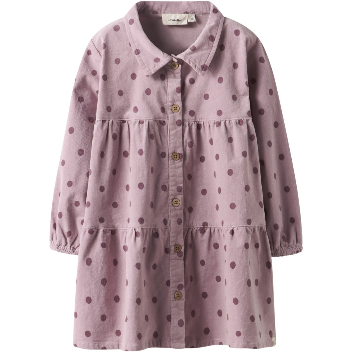 Lil'Atelier Violet Ice Dots Nmfsomba Loose Cord Klänning 7766-So S Lil