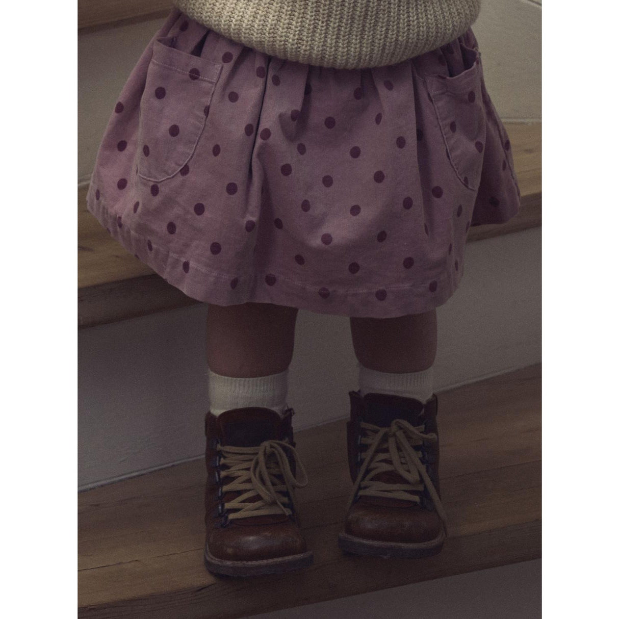 Lil'Atelier Violet Ice Dots Nmfsomba Loose Cord Kjol 7766-So S Lil