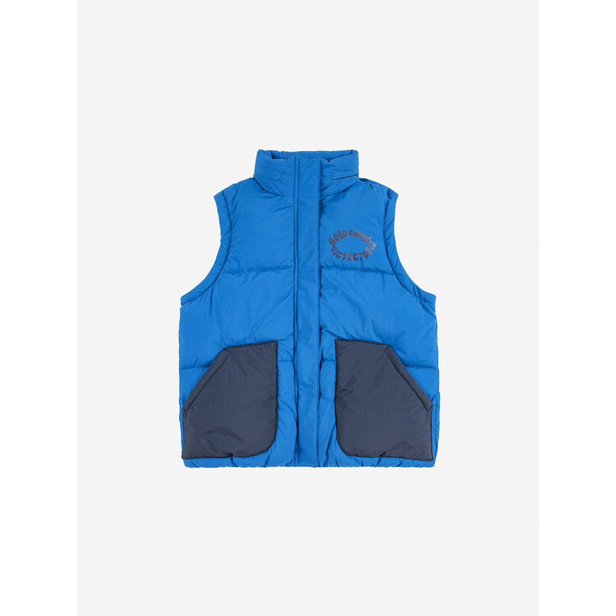 Bobo Choses Blue Tic Tac Toe Quiltad Anorak