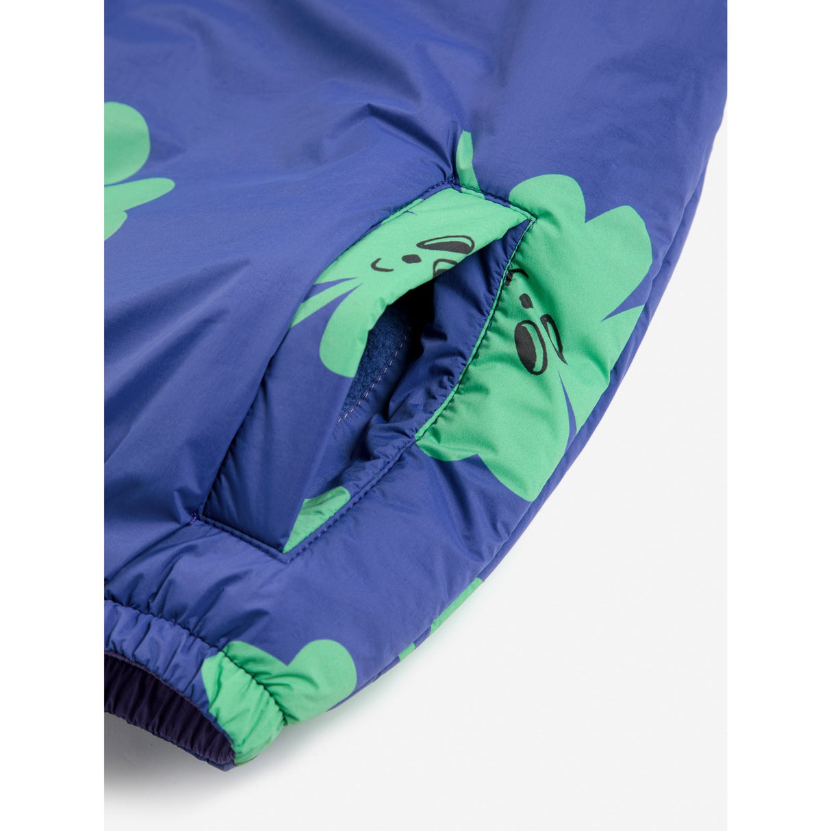 Bobo Choses Purple Lucky Clover All Över Vändbar Anorak