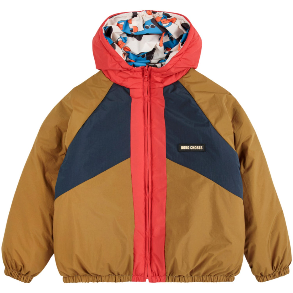 Bobo Choses Offwhite Doggy Mate All Over Reversible Anorak