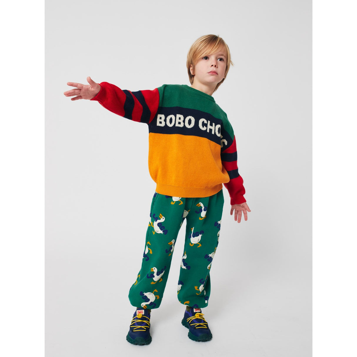 Bobo Choses Multicolor Färg Block Jumper