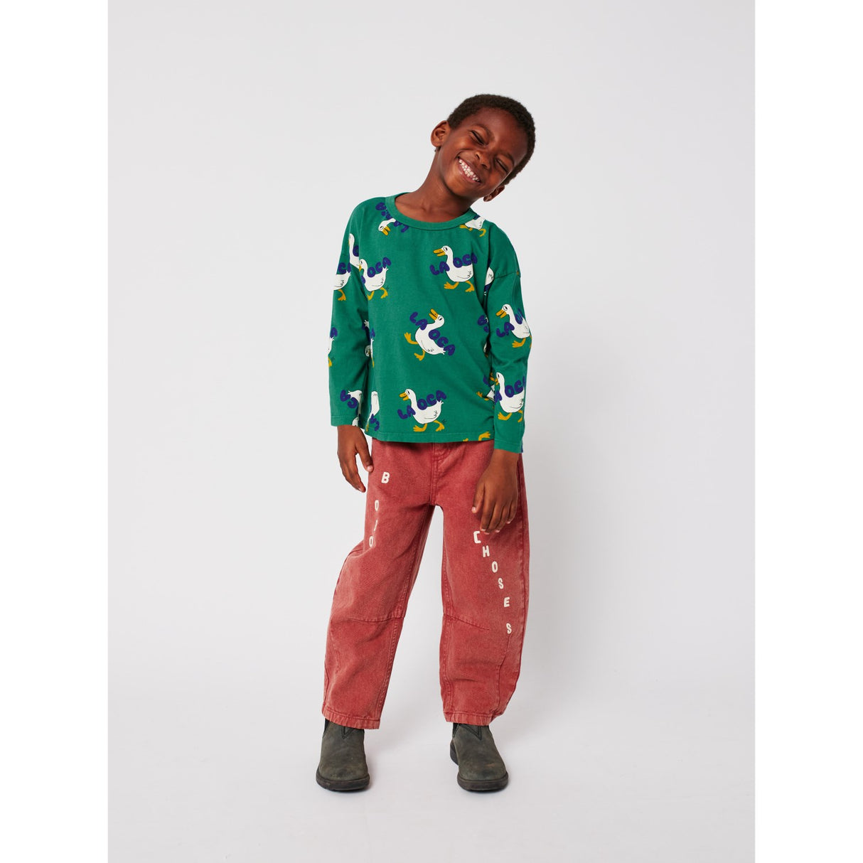 Bobo Choses Green La Oca All Över T-Shirt