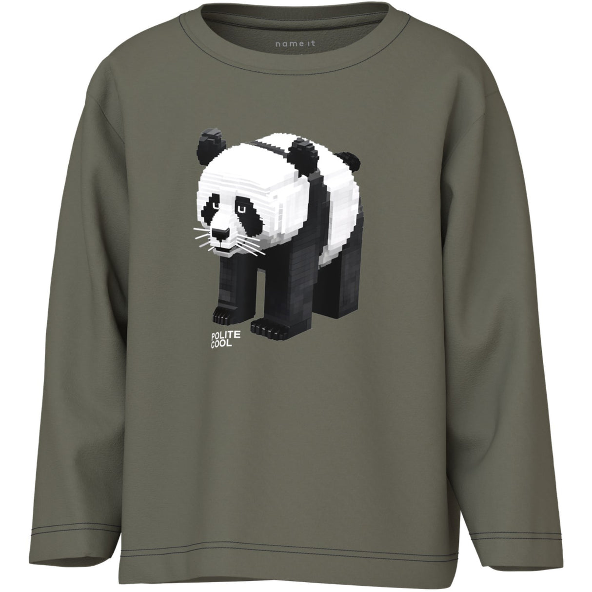 Name It Dusty Olive Nmmsalan Ls Nreg Topp