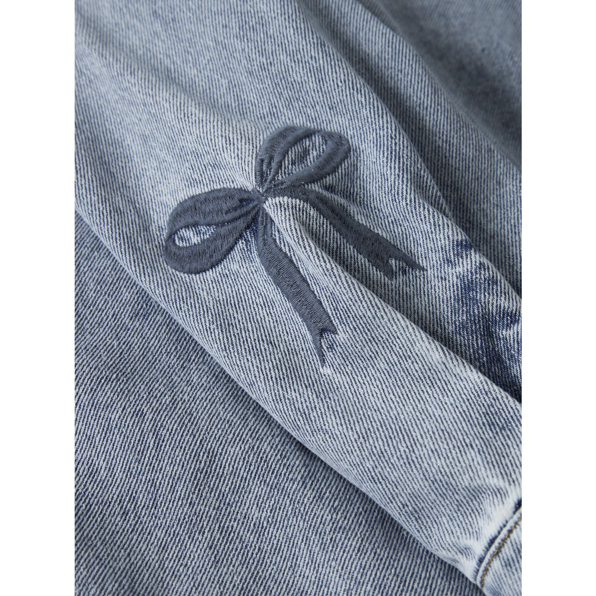 Name It Medium Blue Denim Nkfgloria Dnm Emb Jacka 7511-Za T