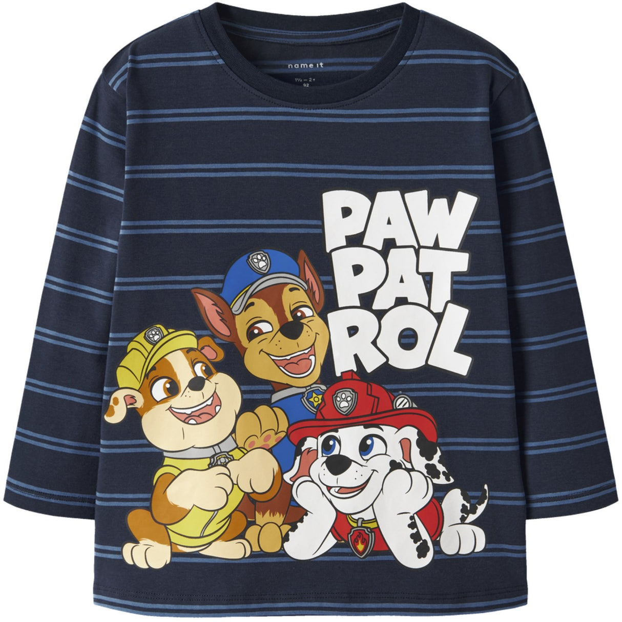 Name It Navy Blazer Nmmjoshue Paw Ls Nreg Topp Noos Cplg