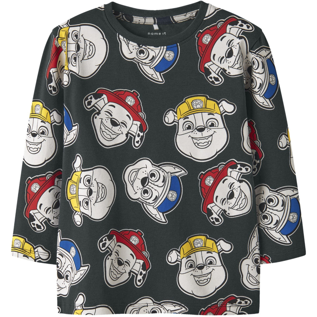 Name It Urban Chic AOP Nmmjorgen Paw Ls Nreg Topp Cplg