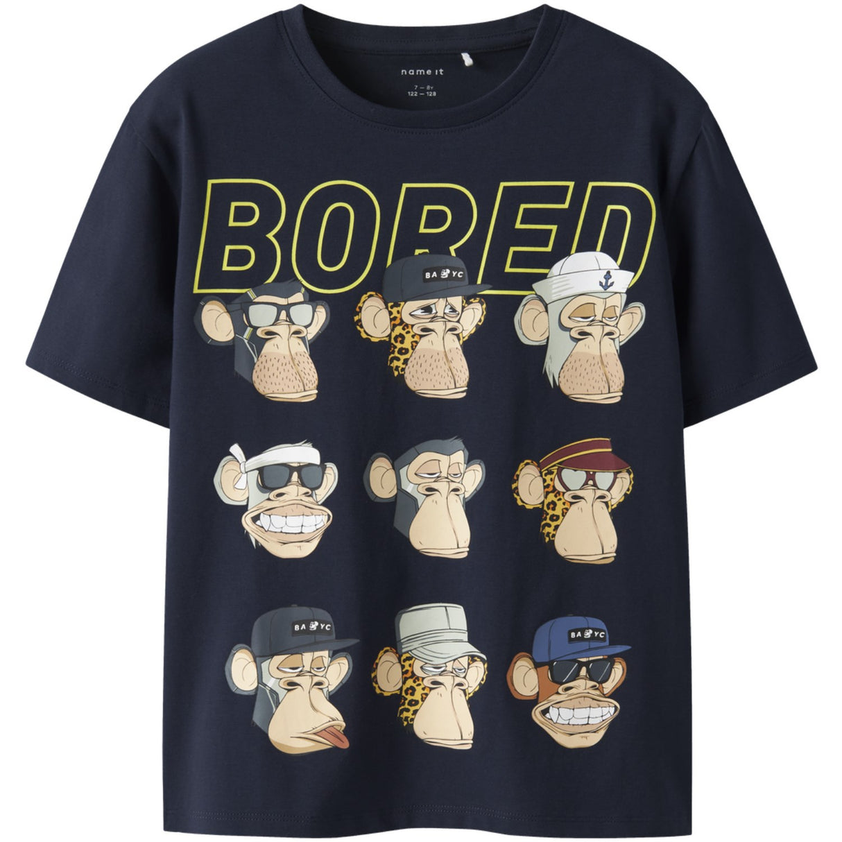 Name It Navy Blazer Nkmdrey Bod Ss Nreg Topp Box Sky