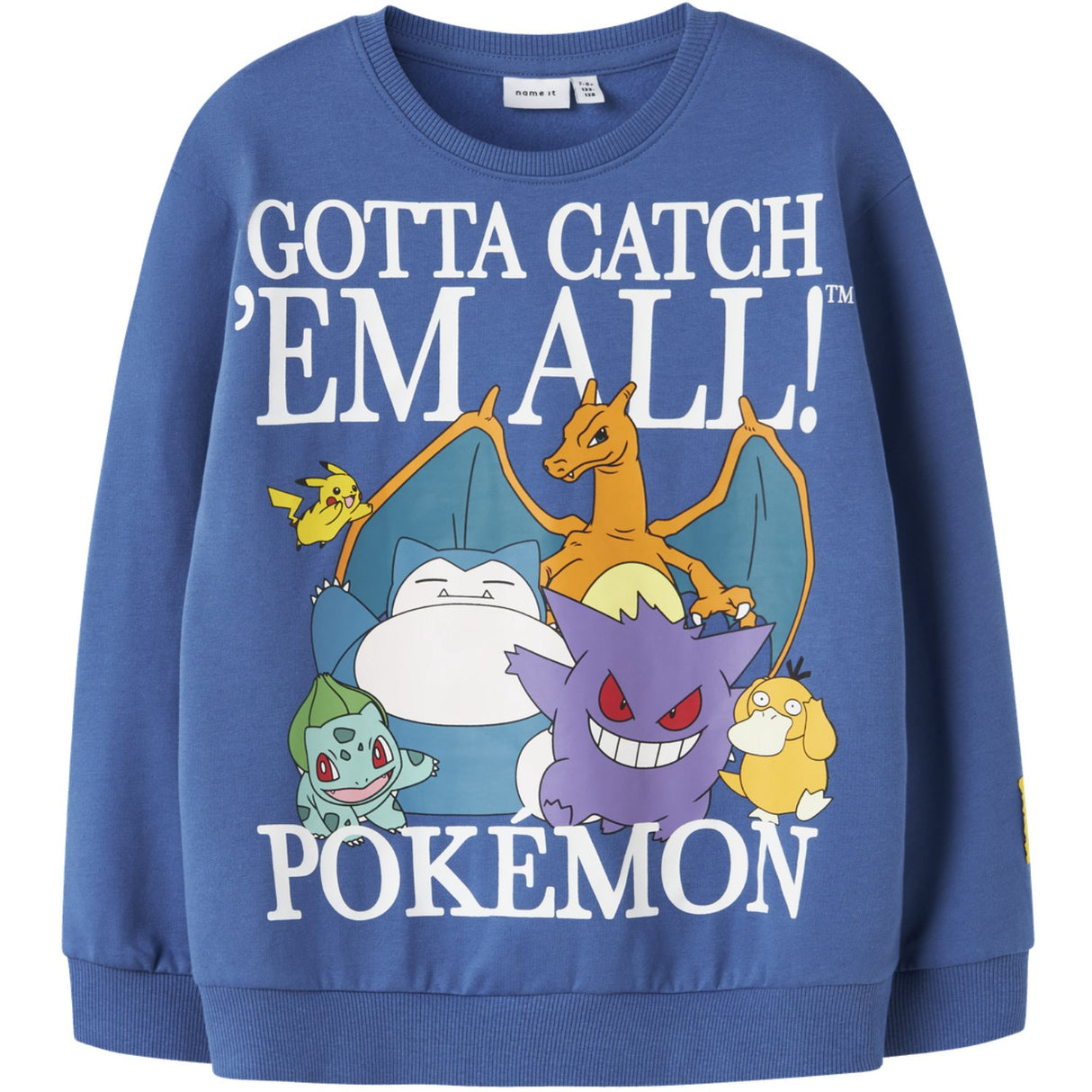 Name It Delft Nkmjobi Pokemon Nreg Sweat Bru Box Sky