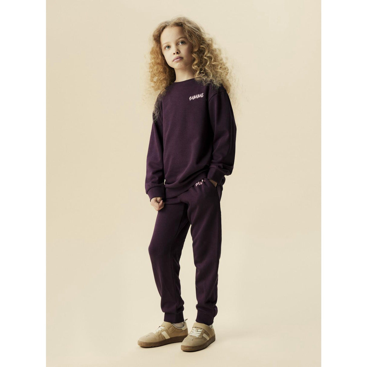 Name It Blackberry Wine Nkfbellis Ls Nreg Sweat Unb Box Pb