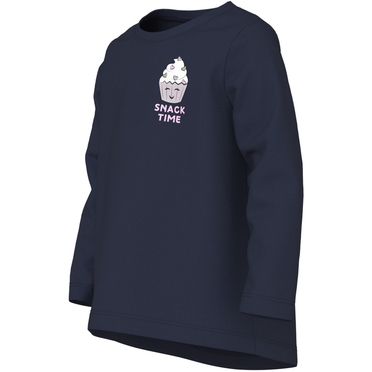 Name It Navy Blazer Snack Time Nmfviolet Ls Loose Topp