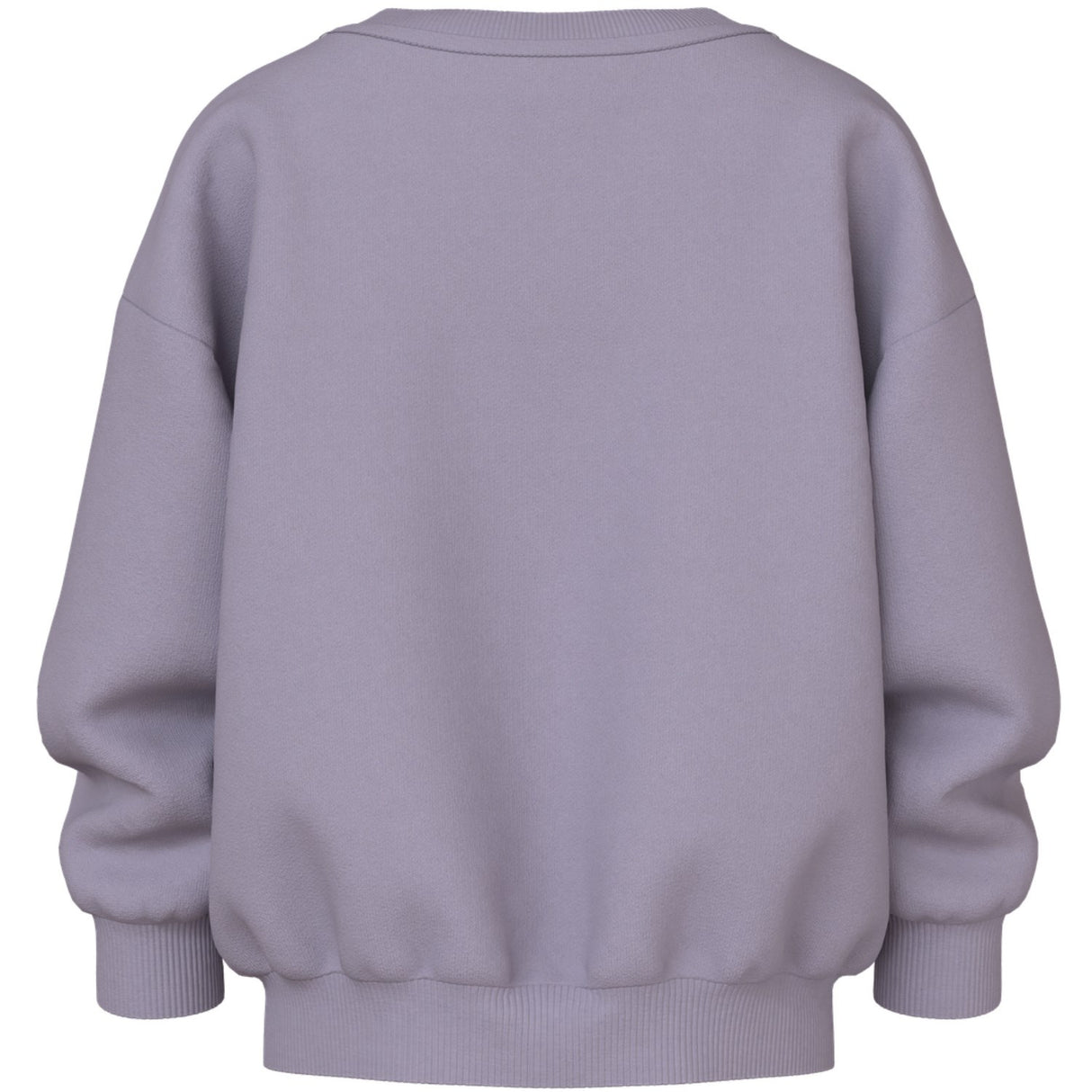 Name It Lavender Gray Tulip Nmfvallene Ls Rlx Sweat Bru