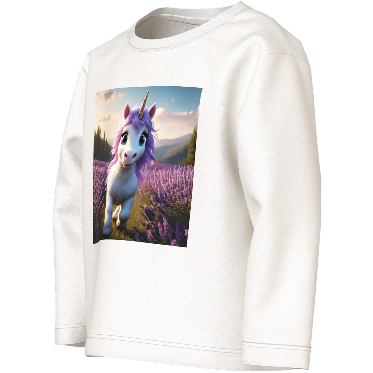 Name It Cloud Dancer Lavender Unicorn Nmfvotea Ls Nreg Topp