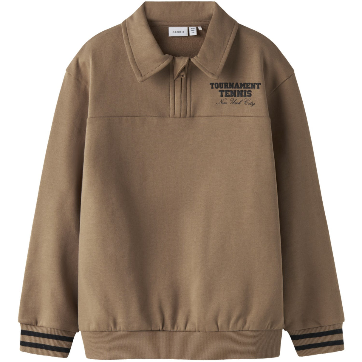 Name It Toasted Coconut Nkmtrent Ls Nreg Sweat Pikétröja Bru