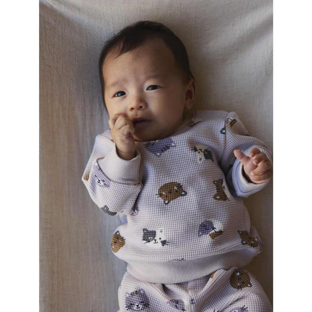 Name It Lilac Marble Nbftammie Ls O-Neck