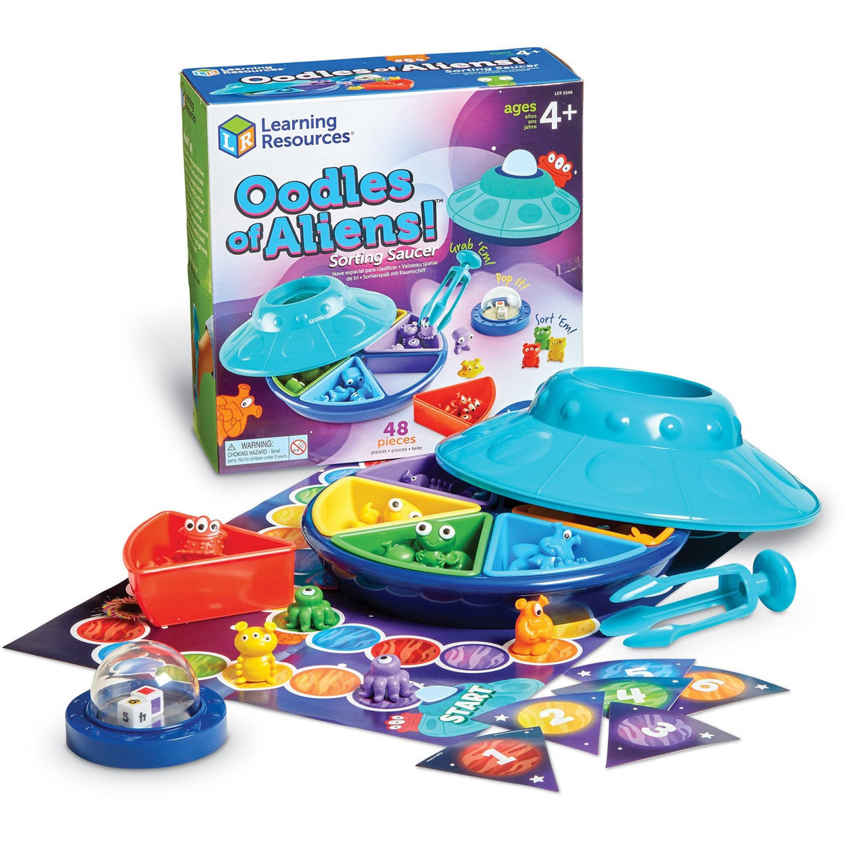 Learning Resources® Oodles Of Aliens!™ Sorting Saucer