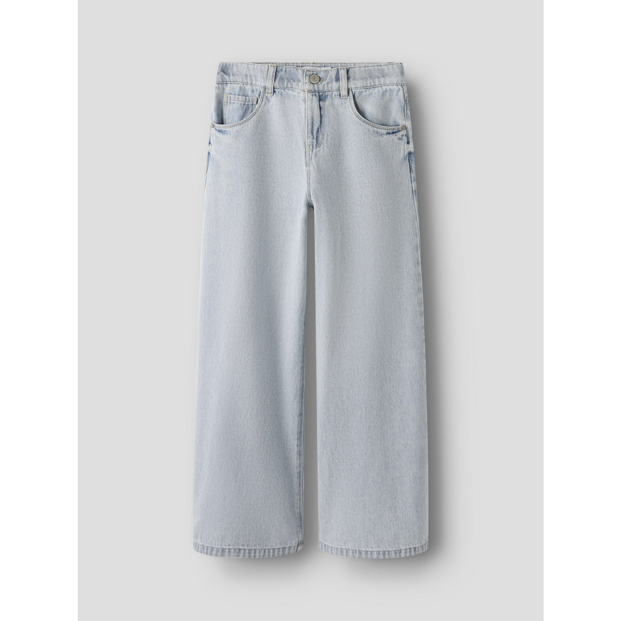 Name It Light Blue Bleached Denim Nkfbella Skater Xwide Jeans 3111-Za Noos