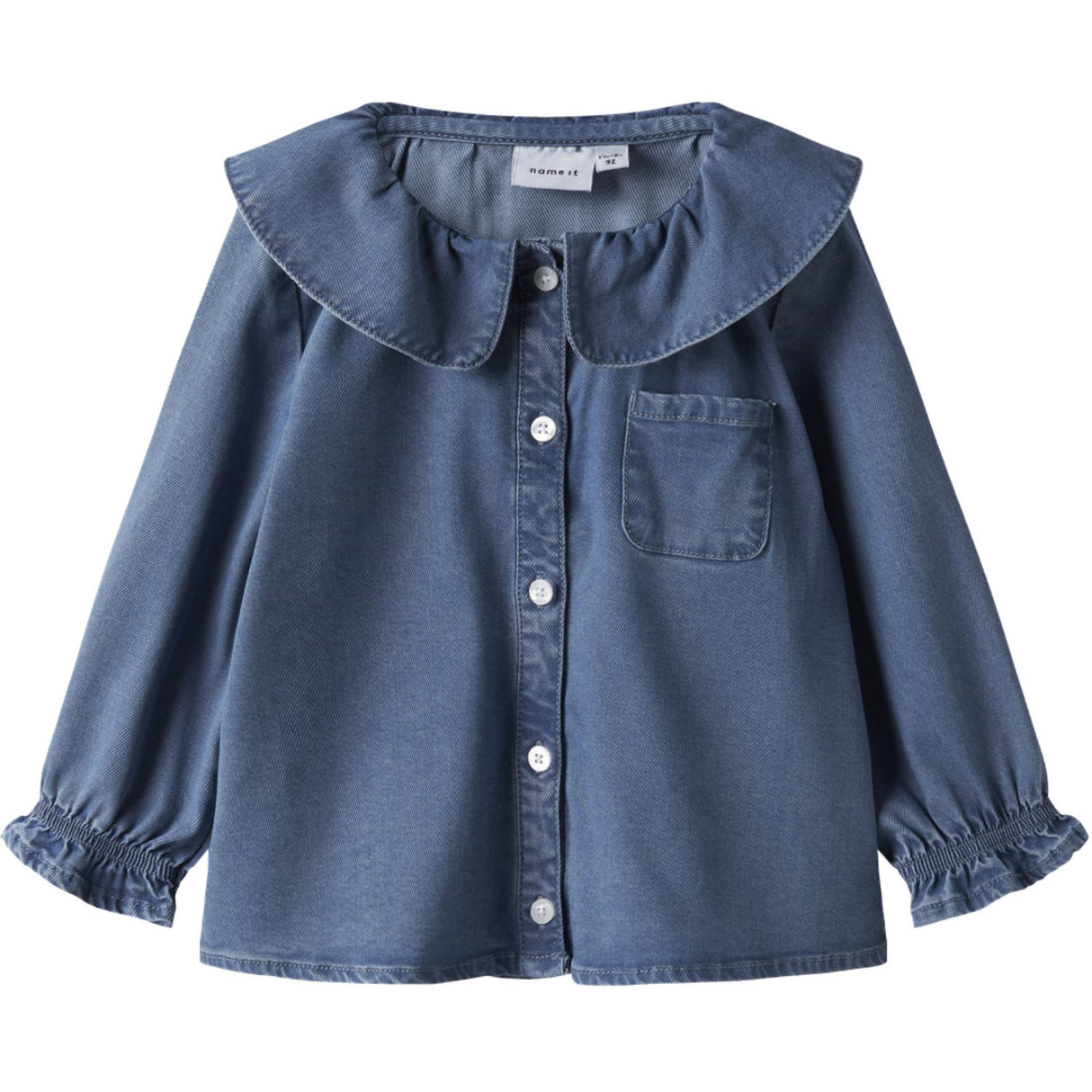 Name It Medium Blue Denim Nmfsophy Ls Dnm Skjorta 2533-Yb T