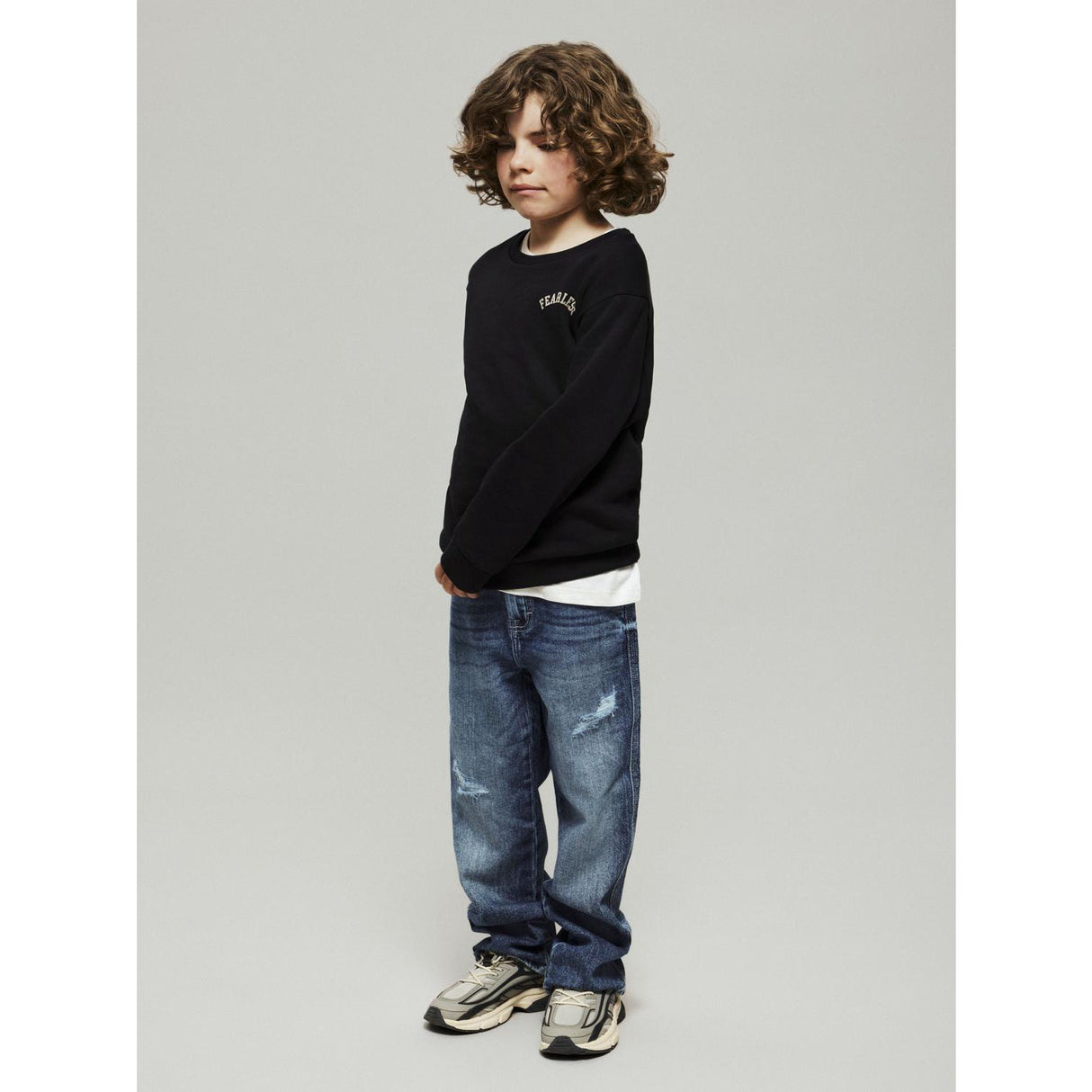 Name It Medium Blue Denim Nkmryan Straight Jeans 8050-Az Noos