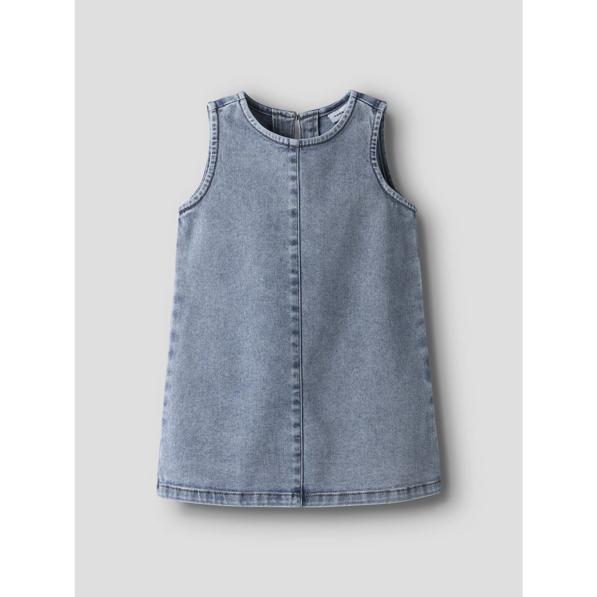 Name It Medium Blue Denim Nmfamelia Sl Dnm Klänning 2188-Gy T
