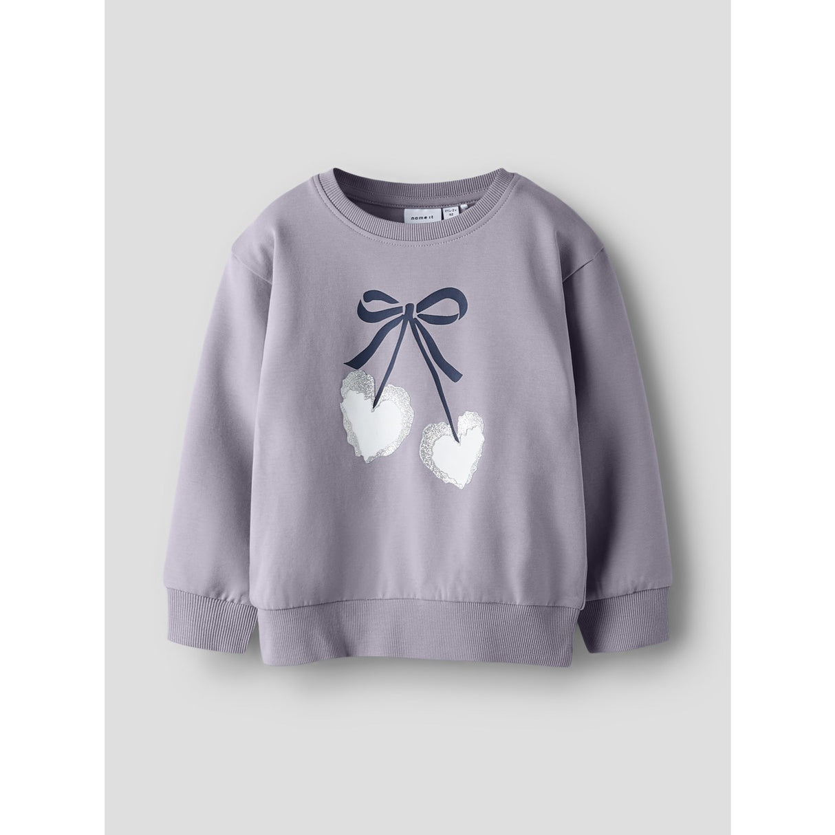 Name It Lavender Gray Nmfbasalt Ls Nreg Sweat Bru