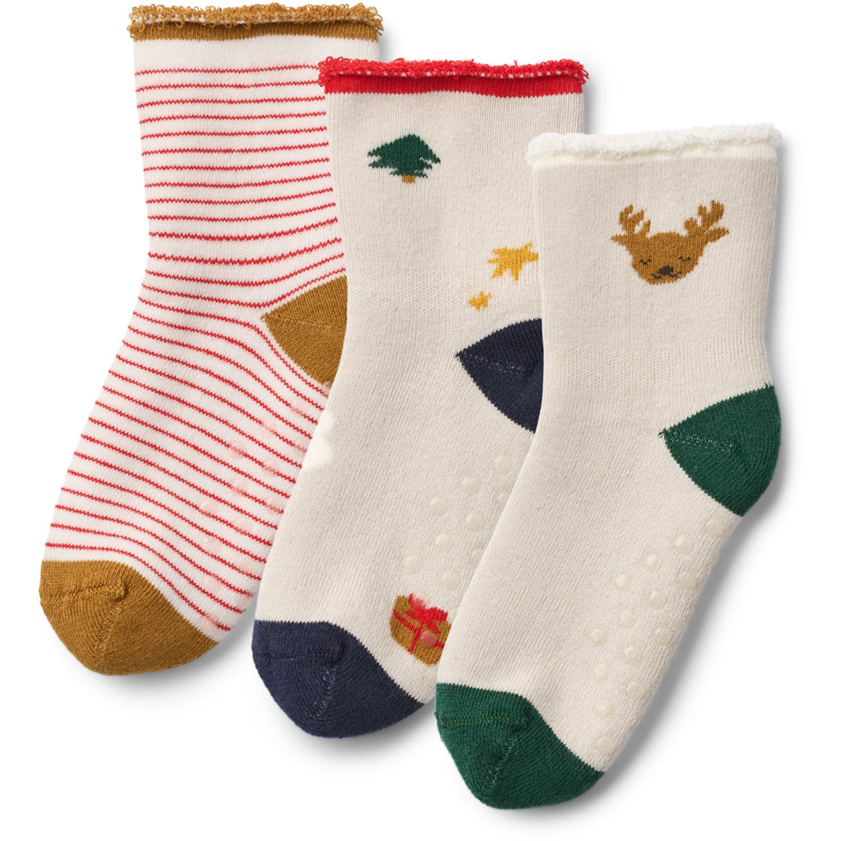 LIEWOOD Holiday / Sandy Eloy Baby Strumpor 3-Pack