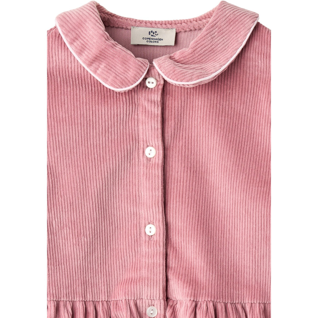 COPENHAGEN COLORS Rose Comb Corduroy Blus W. Emb.