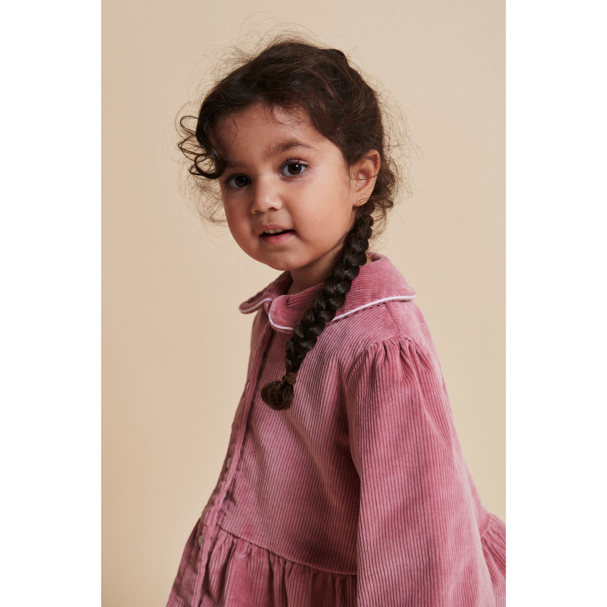 COPENHAGEN COLORS Rose Comb Corduroy Blus W. Emb.