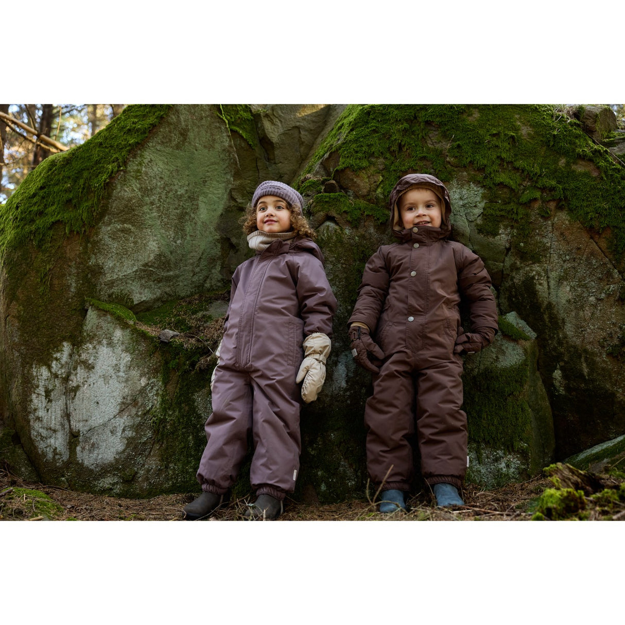 Mini A ture Peppercorn Plum Matwilbo Snowsuit. GRS