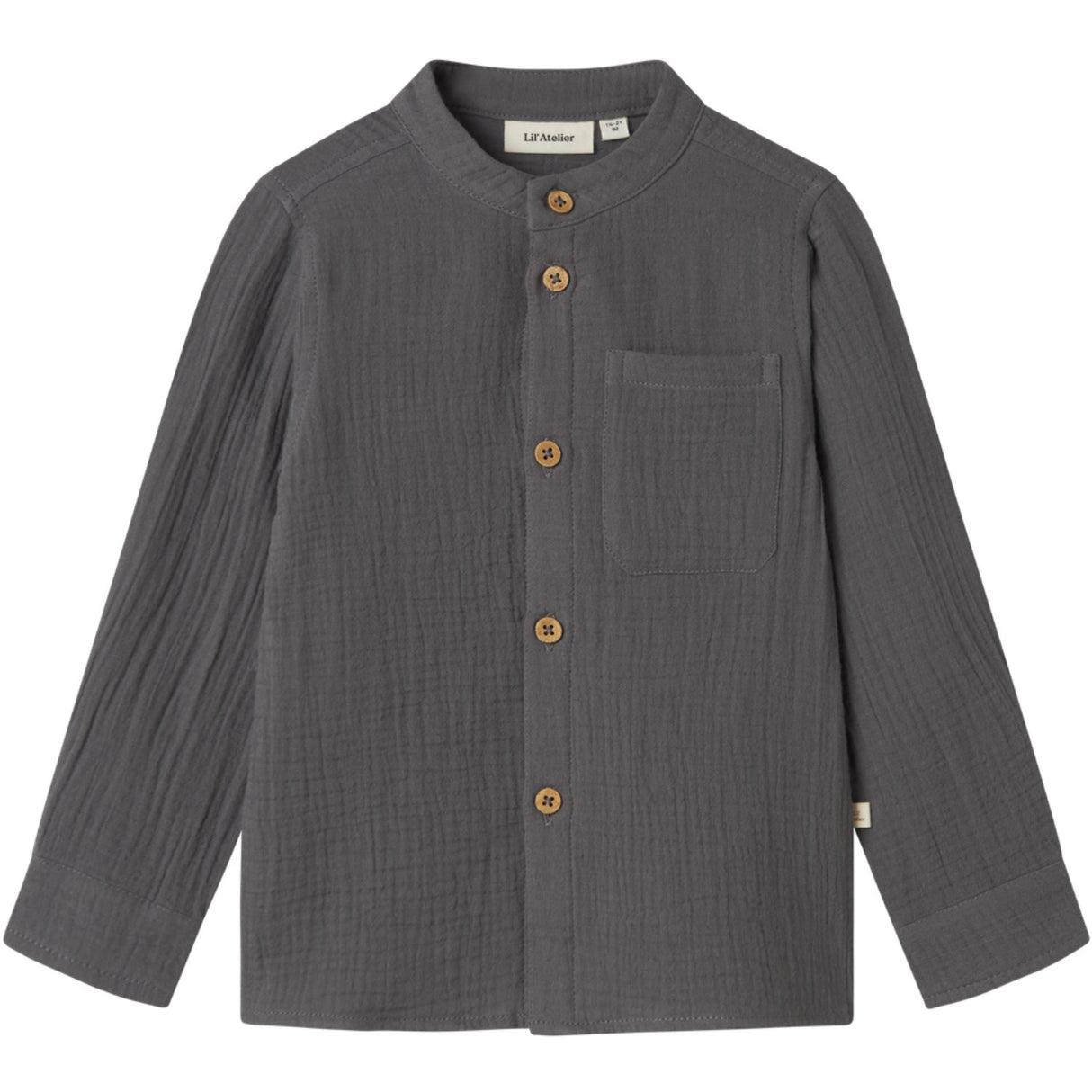 Lil'Atelier Poppy Seed Nmmloros Ls Skjorta Lil