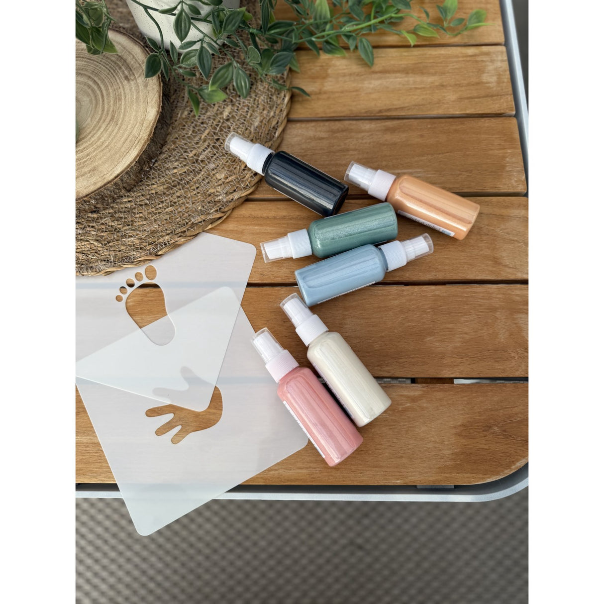 Vanilla COPENHAGEN Multi Tyg Paint Spray Hand & Foot Print Kit