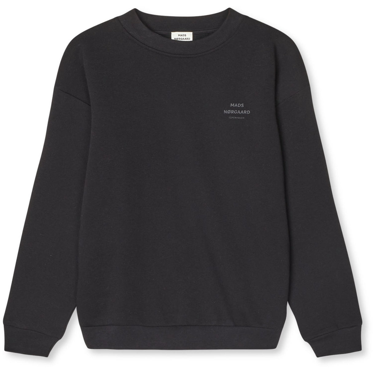 Mads Nørgaard Jet Black Mix Sweat Sonar Sweatshirt
