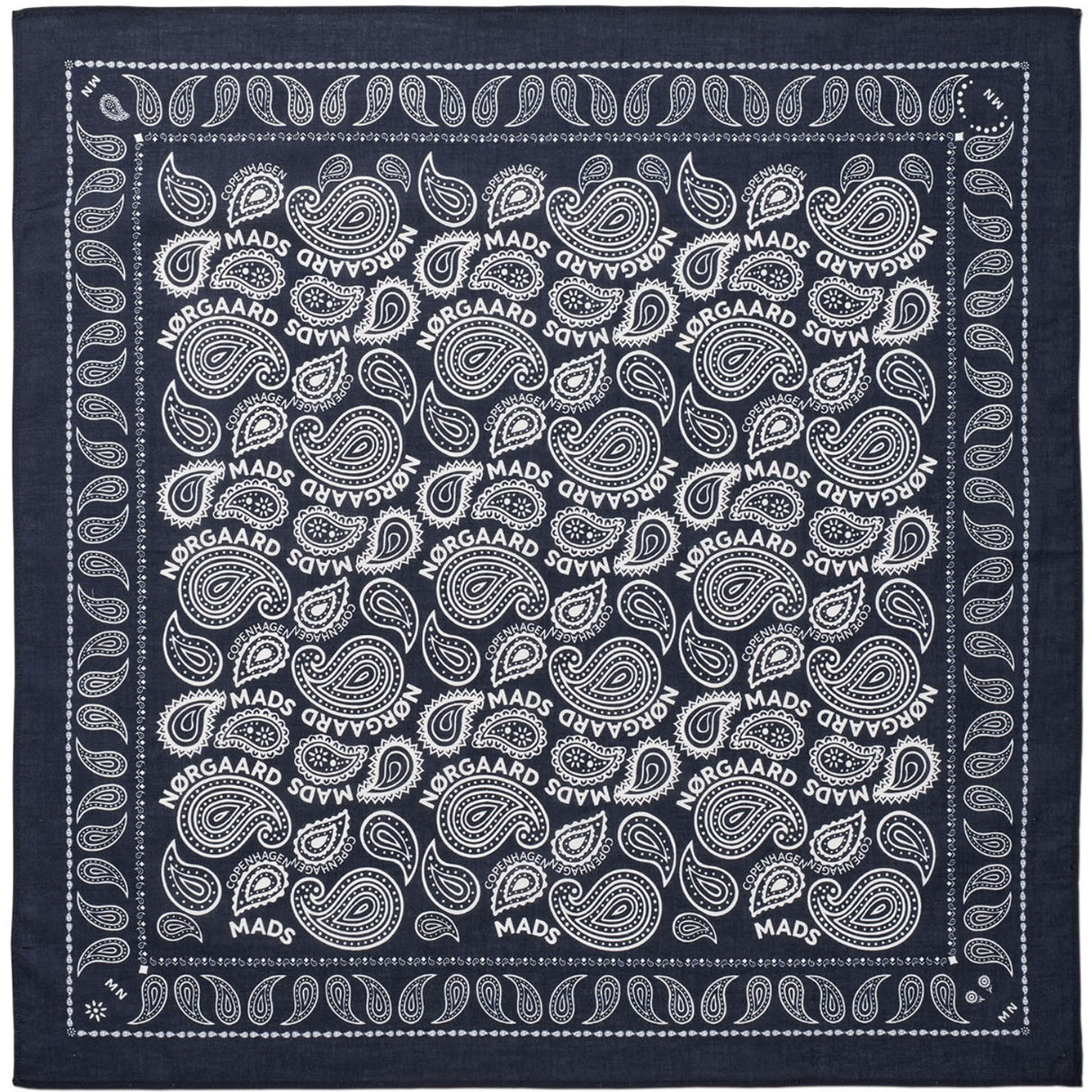 Mads Nørgaard Parisian Night Soft Bomull Paisley Halsduk Solid
