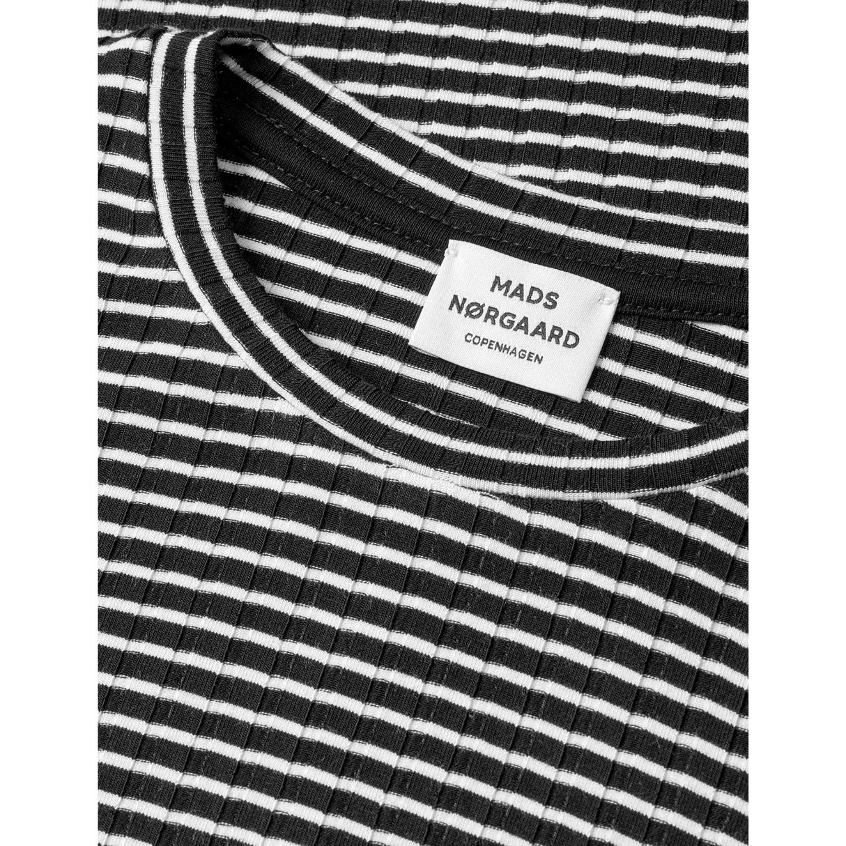 Mads Nørgaard Black/Vanilla Ice 5X5 Stripe Talika Topp