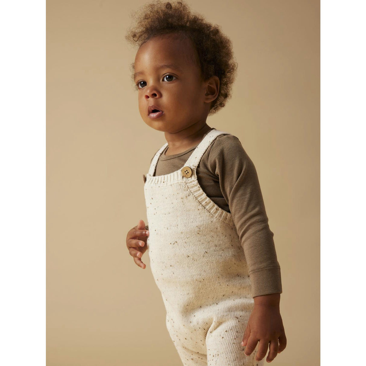 Lil'Atelier Turtledove Nbmgalto Fig Stickad Overall Lil