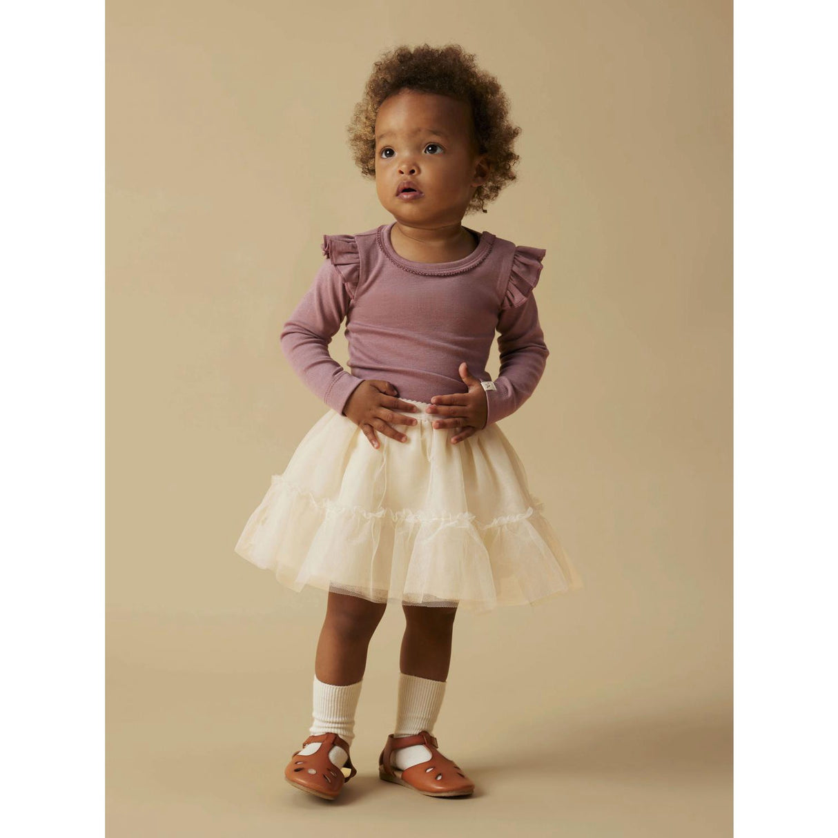 Lil'Atelier Nostalgia Rose Nbflayo Sev Ls Slim Body Solid Lil