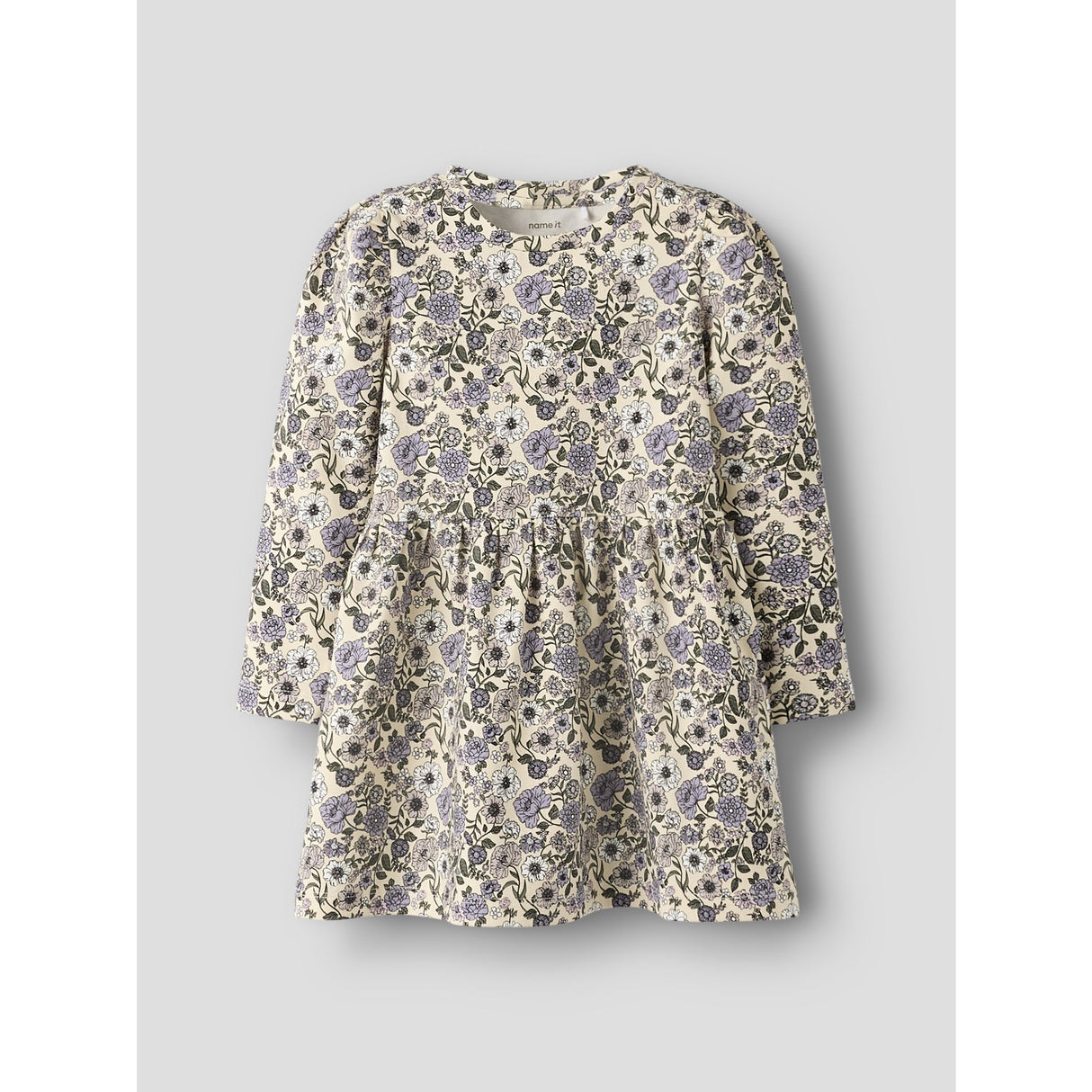 Name It Buttercream Big Flower Nmfnikala Ls Klänning Box Lnoos