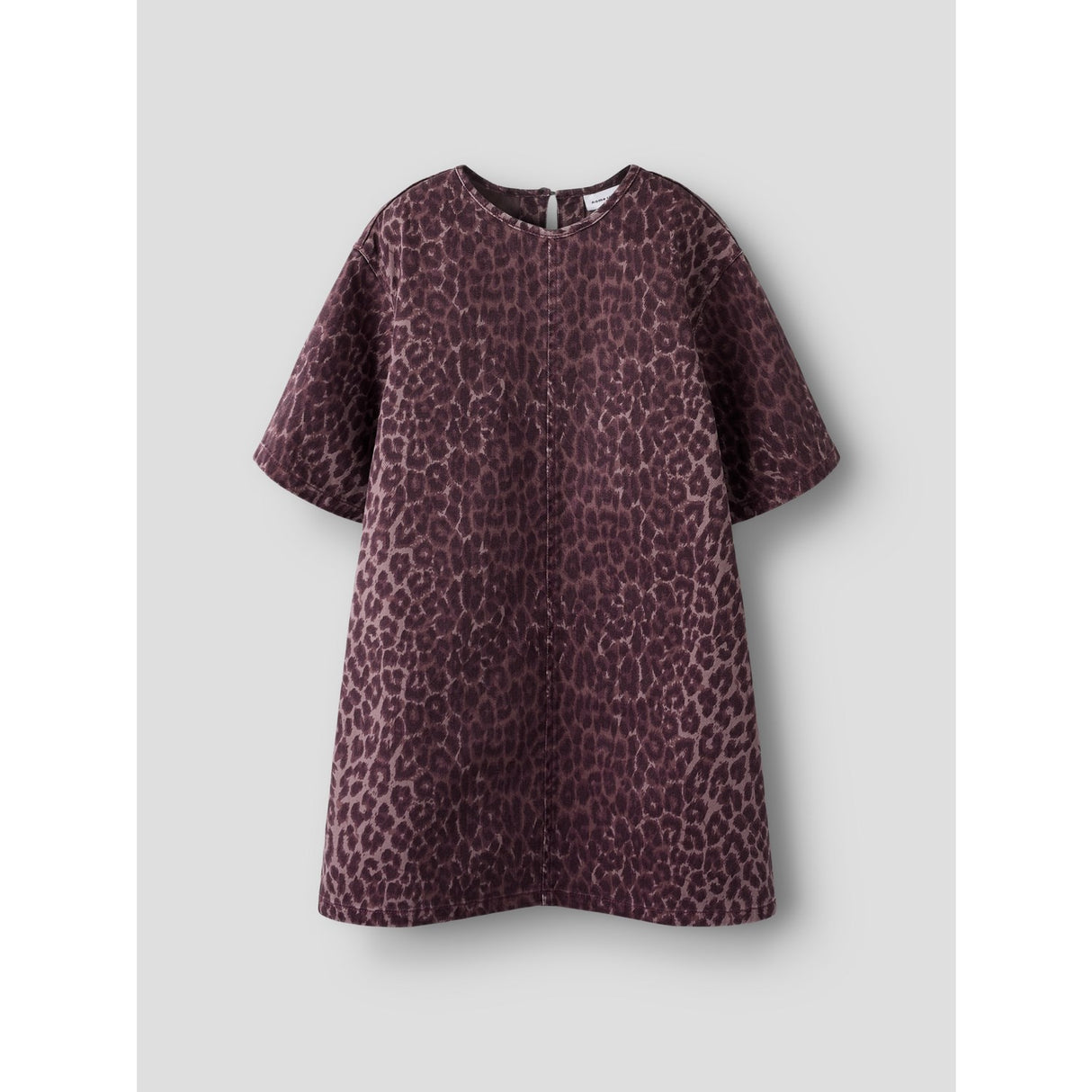 Name It Burgundy Leo Nkfleo Twill Klänning 4002-Td