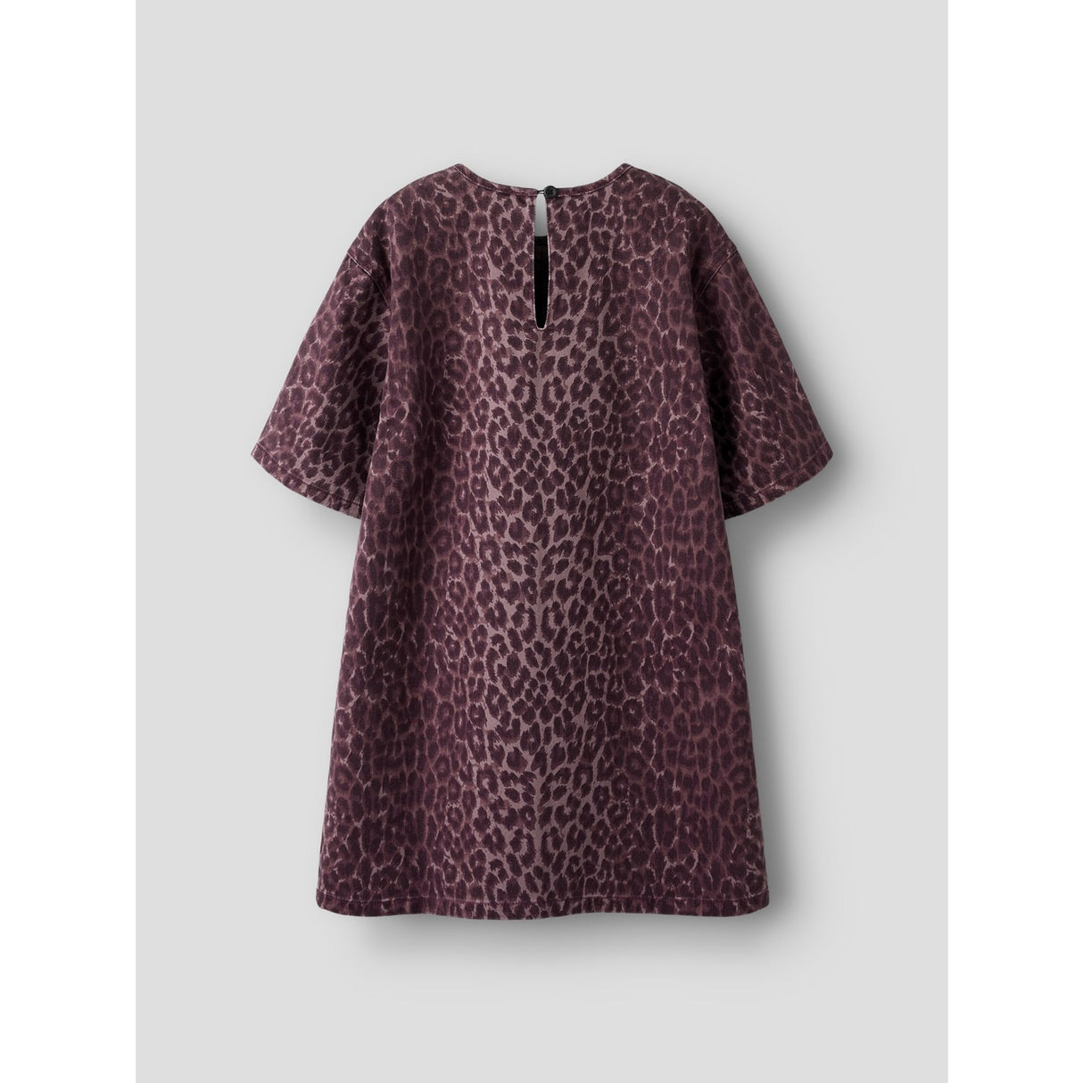 Name It Burgundy Leo Nkfleo Twill Klänning 4002-Td