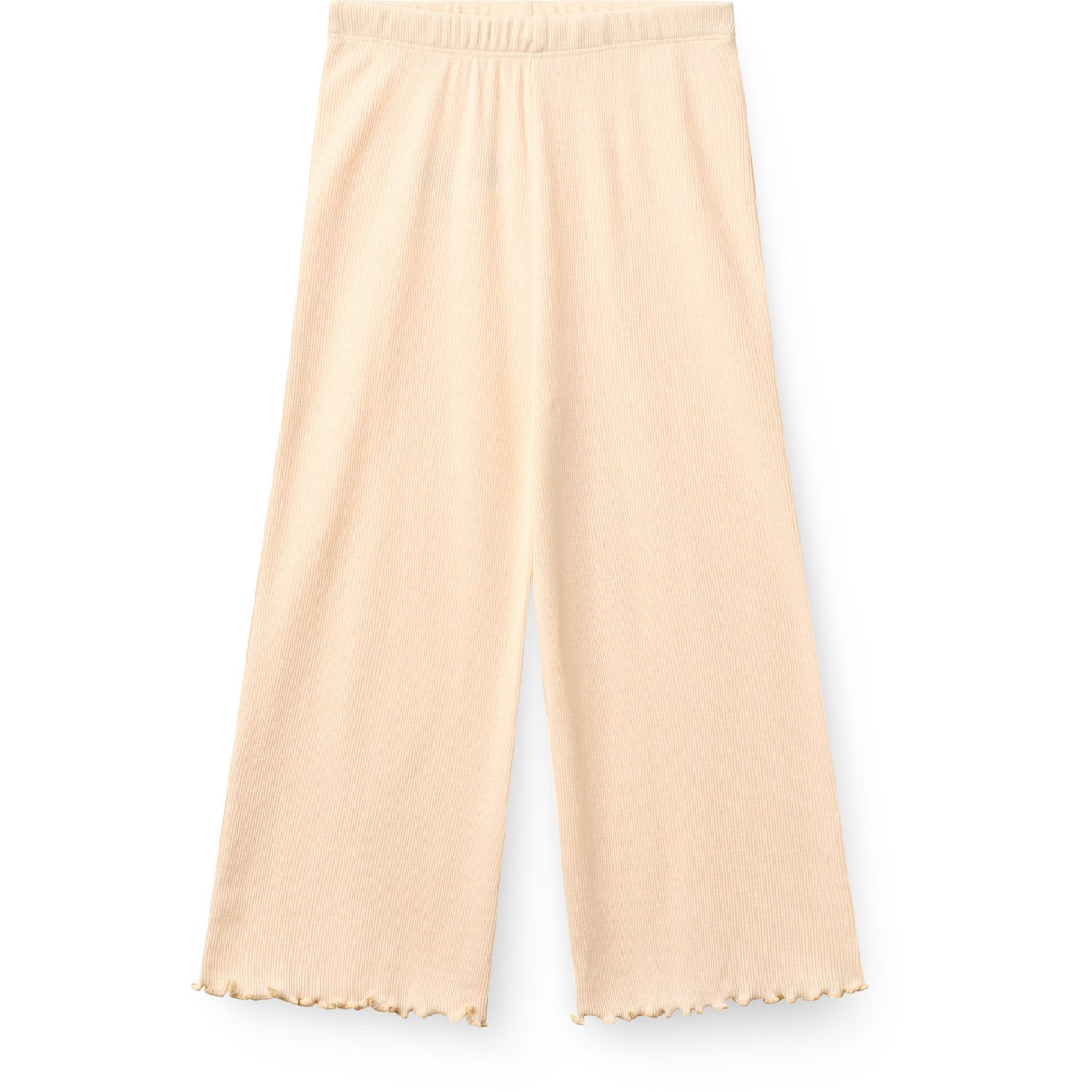 COPENHAGEN COLORS Dusty Rose Modal Rib Wide Byxor