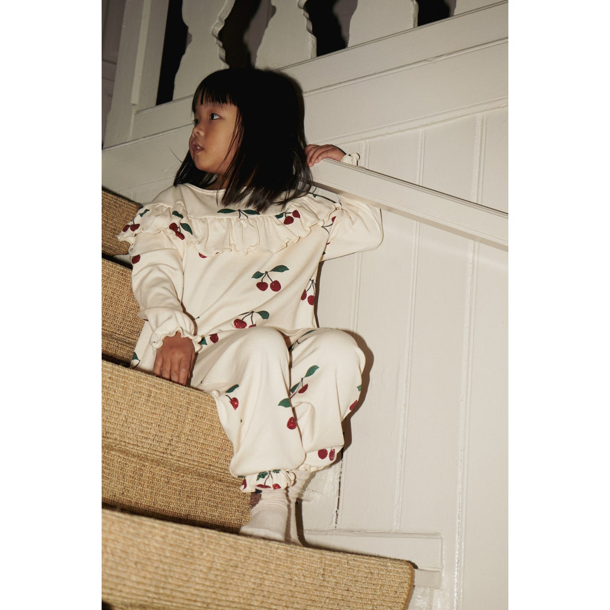 Konges Sløjd Ma Grande Cerise Glitter Malli Glitter Byxor GOTS