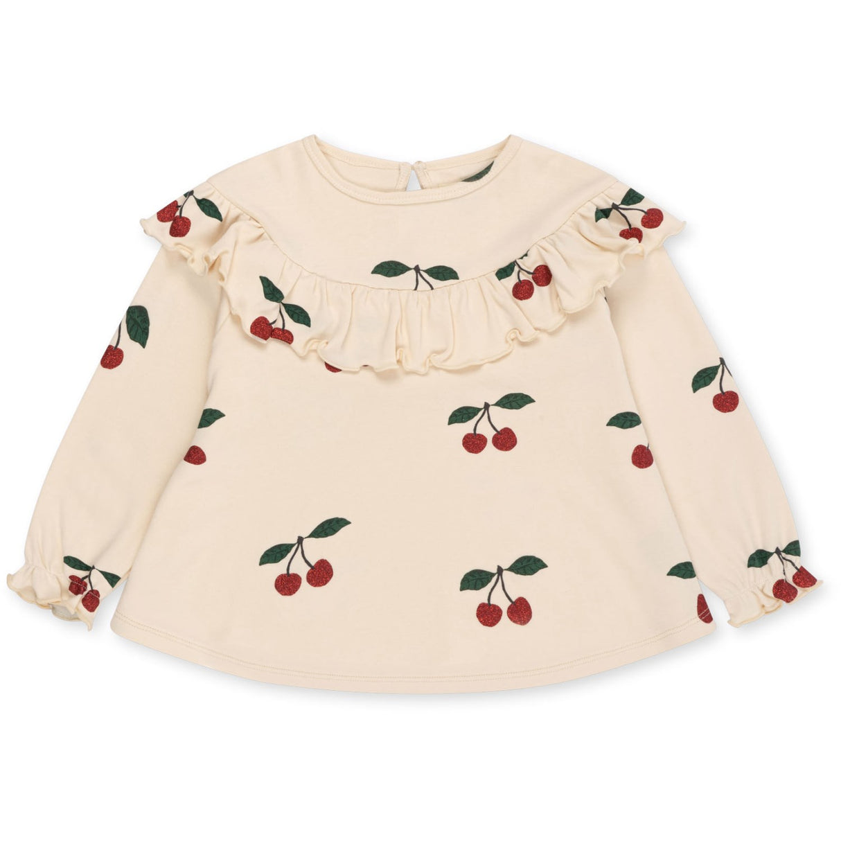 Konges Sløjd Ma Grande Cerise Glitter Malli Glitter Blus GOTS