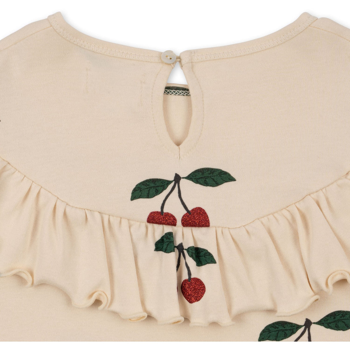 Konges Sløjd Ma Grande Cerise Glitter Malli Glitter Blus GOTS